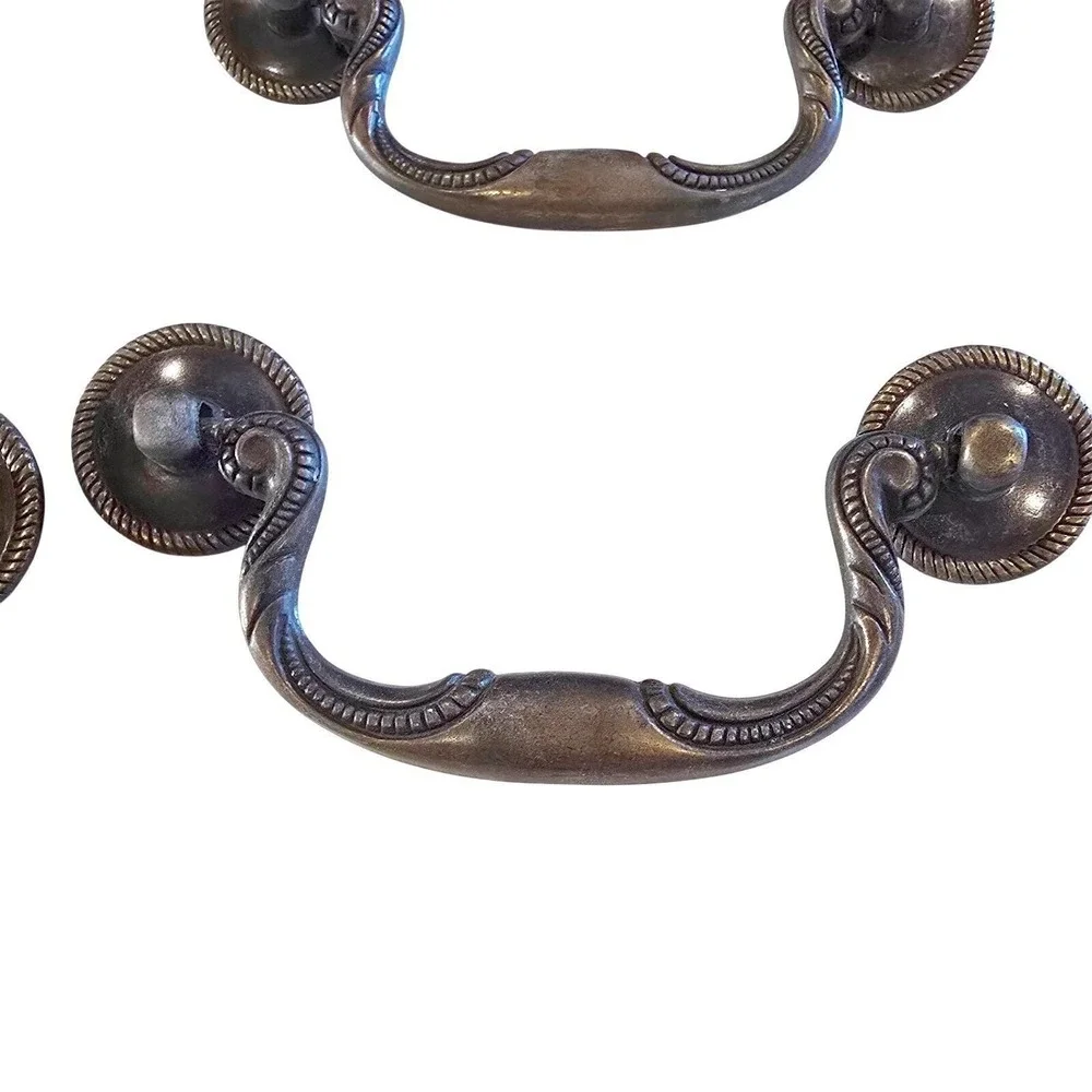 9 Vintage 1960s Keeler Brass Co. YC K1406‎ Drawer Pulls 3